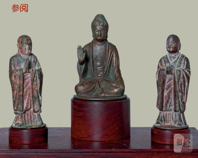 清代 迦叶、阿难像 - 图4